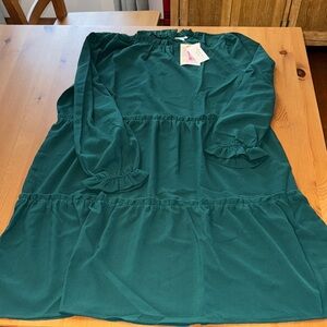 NWT! LulaRoe Annabelle Ruffled Tier Dress Size XL